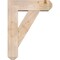 Ekena Millwork Traditional Craftsman Smooth Bracket w/ Offset Brace, Douglas Fir, 7 1/2"W x 24"D x 32"H BKT0806X24X32TRA04SDF - alternate 2